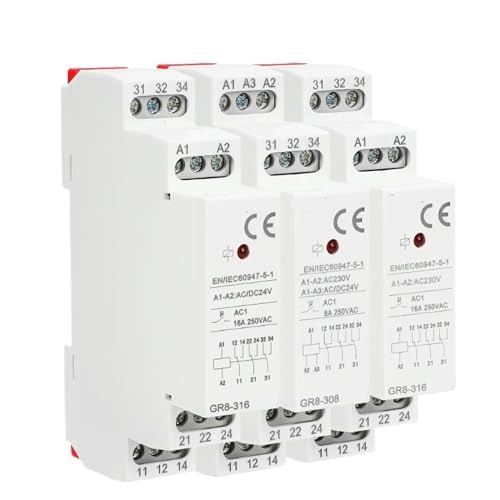 Relais auxiliaire GR8 résout les chutes de tension 110V 3SPDT 8A