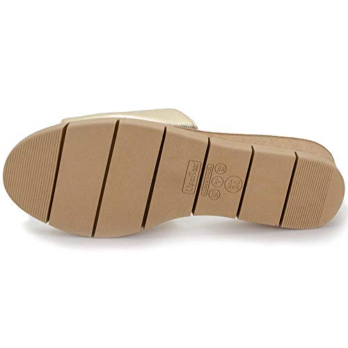 Tamanco Usaflex Laiana Dourado Feminino