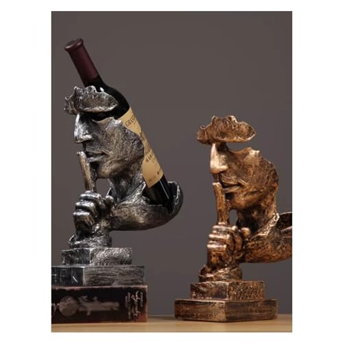 Estante de vino tinto moderno para decorar la mesa de la oficina o el salón LWX 5