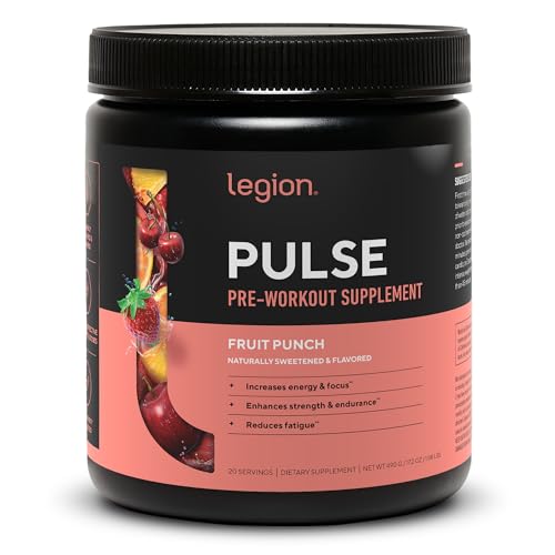 LEGION Pulse Pre Workout Supplement - All Natural...