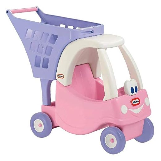 Little Tikes Cozy Shopping Cart Pink/Purple