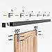 BONIKLUBA 6FT Box Rail Sliding Barn Door Hardware,Wall Mount Track Kit,Heavy Duty,Easy to Install(No Door)