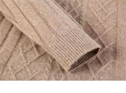 Vsadsau Men Wool Knitted Sweater Thick Warm Oversized Sweater Casual Crew Neck Pullovers Jumpers4