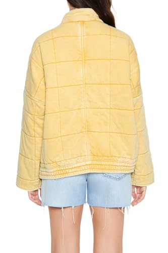 Forever 21 Golden Haze Quilted Zip-Up Jacket for Small Adventures - Image 4