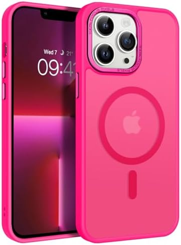 GaoBao Cover Magnetica per iPhone 16 Pro Max 6.9, [Compatibile con MagSafe] Custodia Traslucida Opaca Protettiva Sottile Antiurto Retro Resistente Anti-Scivolo Case per iPhone 16 Pro Max, Blu Klein