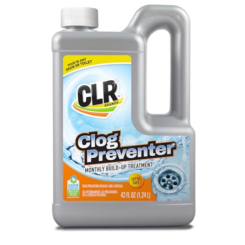 CLR Fragrance Free Clear Pipes & Drains Clog Remover