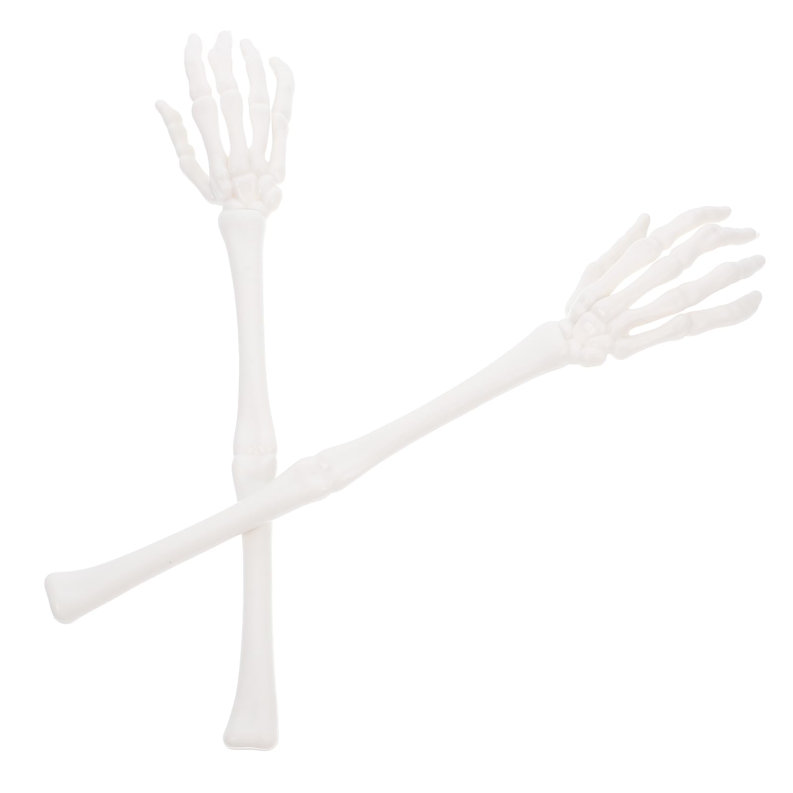 Gadpiparty 1 Paar Halloween Skelett-Salatzange Mit Realistischer Skeletthand Für Party-Deko Und Spukhaus Requisiten 12.6X2.6X1.2 Zoll