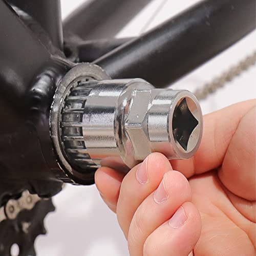 D Dymoece Bicycle Bike Bottom Bracket Removal Tool for Shimano Octalink ISIS Splined FSA LP VP - Thumbnail 2