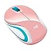 Logitech Wireless Mini Mouse M187 Ultra Portable, 1000 DPI Optical Tracking, 3-Buttons, PC/Mac/Laptop - Blossom