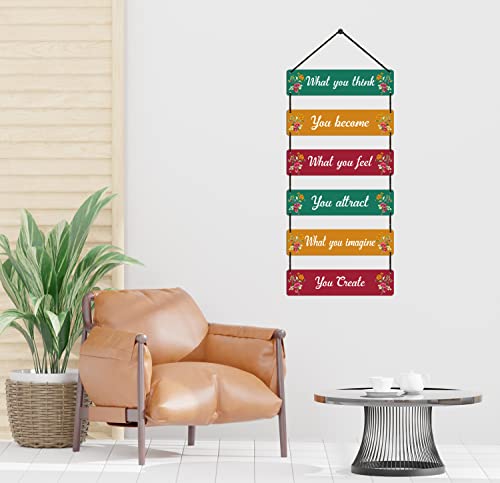 Image of Expleasia, Exuberant & Luxury Decor Decorative Wall Hanging Wooden Art Decoration Item for Home Office Living Room Bedroom Decoration Items Motivational quotes decor Gift Items (What You Think)