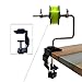 FISSPHORT Fishing Line Spooler Silver Reel Winder Spool Tackle Winder spooling Station Winding System Ultimate Line with U Clamp (C-with U Clamp)