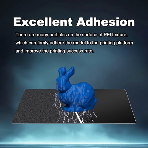 Image of 300x250mm Black Build Plate for QIDI X-Max /X-CF /SV01 /SV02, Double Sided Textured PEI+Smooth PEI Flexible Spring Steel Platform Heated Printing Bed for Q1D1 X-Max /X-CF /SV01 /SV02 3D Printer