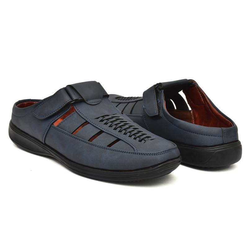 Image of Restroad Men's Synthetic Leather Sandals