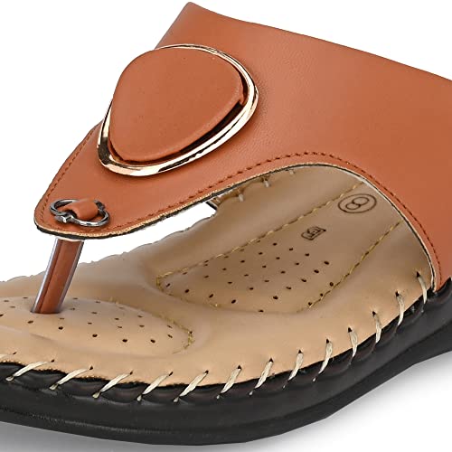 Image of Centrino Women's Thong Comfortable Ortho Care Ladies | Fashion Wear Sandal & Chappal | Soft Cushioned for More Comfort (7902)