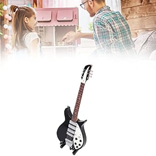 Modèle de Guitare Miniature, Forme de Guitare électrique Modèle de Guitare électrique Exquis pour la décoration de - Les Beatles, Paul McCartney, John Lennon, RIngo Starr, George Harrison Modèle de Guitare Miniature, Forme de Guitare électrique Modèle de Guitare électrique Exquis pour la décoration de – Image 2