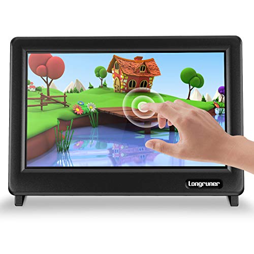 Longruner for Raspberry Pi Touch Screen 7 Inch 1024X600 LCD TFT Display HDMI Monitor with Protective Case for Raspberry Pi 3 2 1 Model B B+ A BB Black PC