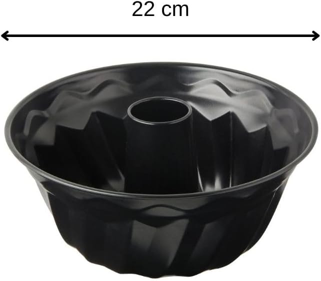Dr. Oetker Tradition 22 cm Non-Stick Bakeware Guglehupf Mould, Black