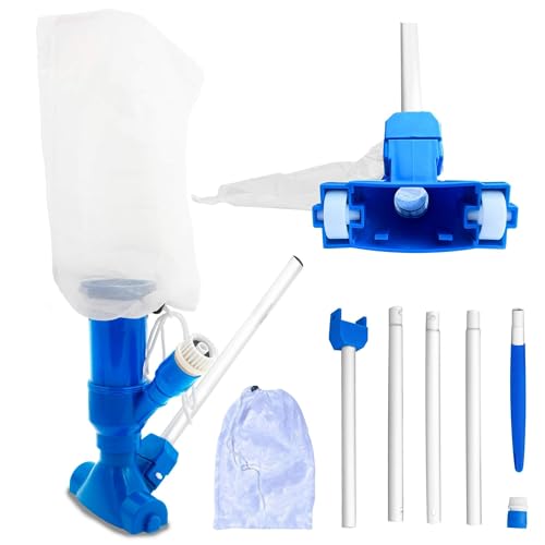 Product Image of the SWIMLINE HYDROTOOLS Venturi Pool Jet Vacuum – Compact Cleaner for Inflatable & Above Ground Units, Hot Tubs & Spas, Hose-Connected, Dark Blue, Small