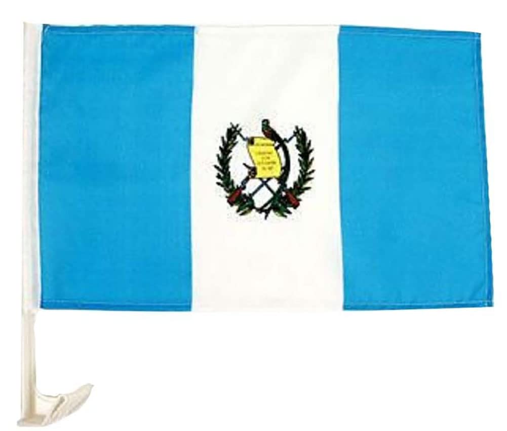 (2 Pack) 12x18 Guatemala Country Car Window Vehicle 12