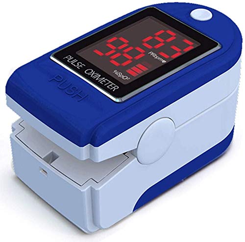 Oximetro de Dedo Oxímetro de Pulso Easy Health CMS50DL Pulsioxímetro Dedo Adultos Niños Monitor de Oxigeno Saturacion en Sangre Oximeter