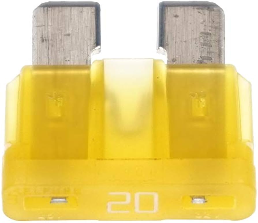 BMW Yellow 20 Amp 32 Volt Blade Type Spare Fuse 61131372527 
