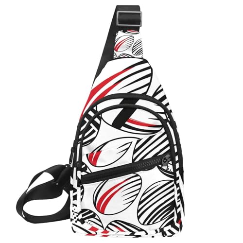 Sac à dos à bandoulière motif rugby pour vibrer au quotidien