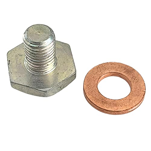 Tapón del Cambio de Aceite de Coche M10 x 1.25, Tapón Drenaje Aceite, Compatible con Chevrolet, Citroen, Ford, Land Rover, Mazda, Mini, Opel, Peugeot, Suzuki, Toyota, Vauxhall, Volvo
