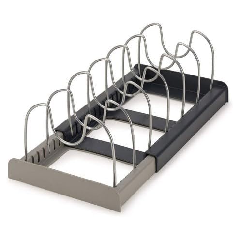 DR Mall Expandable Pot and Pan Organizer Rack | Kitchen Rack Cabinet ...
