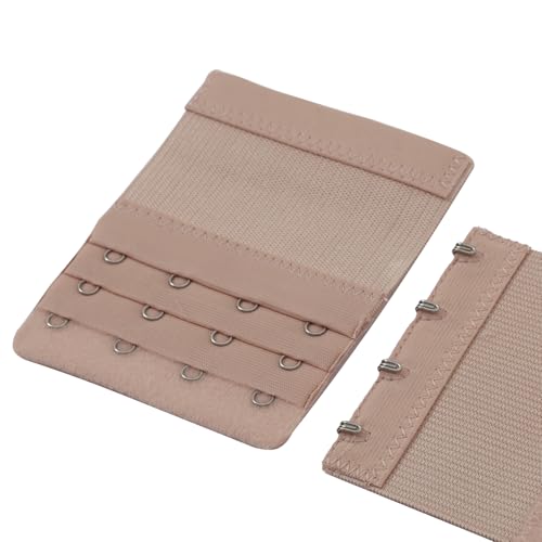 Image of Bra Strap Extenders, Women Elastic Extensions Bra Extender Set, 6 Piece,Skin,White,Black