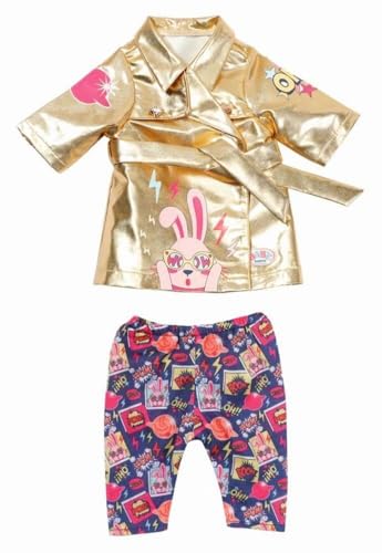 Manteau BABY born 830802 Happy Birthday pour poupée 43 cm