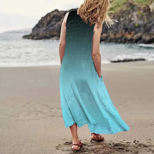 Robe d'été en lin thermorégulateur avec poches pratiques - 4