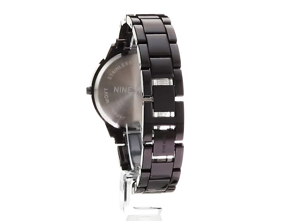 Amazon.com: Nine West Women's Gunmetal Bracelet Watch, NW/2435PRGY