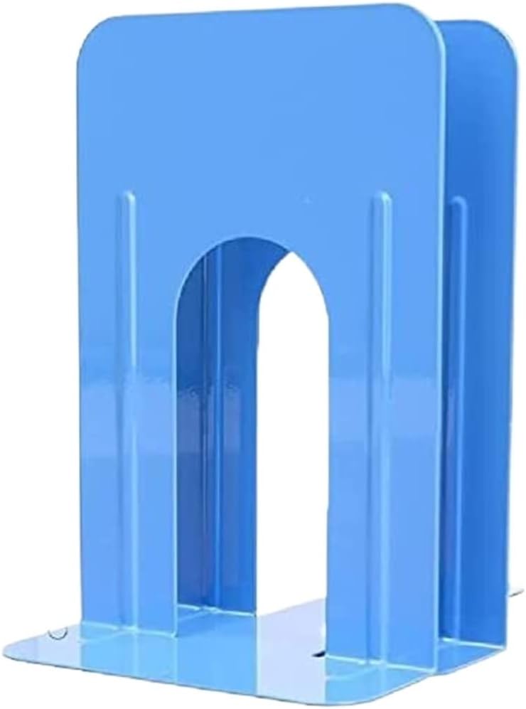 Book End Bookends Heavy Duty Office Home Library School Office Home Study Non-Slip Metal Bookends Book Stoppers (Color : OneColor, Size : 5.9 * 5.9 * 4.6in)