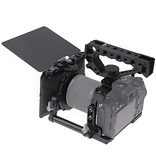 Mini Matte Box 15mm léger avec bagues interchangeables pour optiques vidéo
