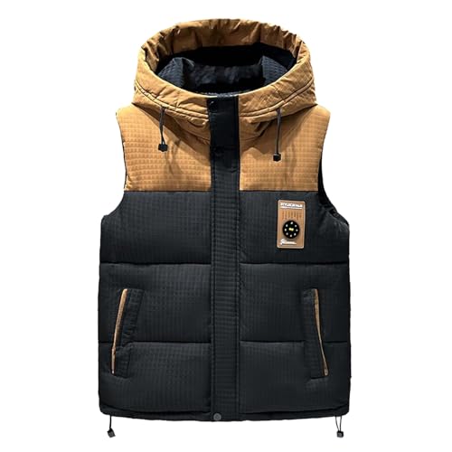 Veste homme hiver matelassée chaude coupe décontractée à poches zippées
