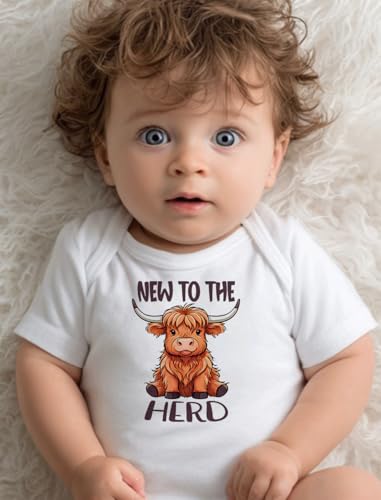 hrcfbk Newborn Baby Boys Girls Clothes Cute Funny Bodysuit Rompers Newborn Baby Announcement Coming Home Outfit4