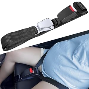 ROELLY Cinturon Embarazada, Cinturón Embarazada Coche Ajustable, Cinturon Seguridad Embarazada Cómodo, Protege al Bebé, Cinturón de Seguridad Cómodo para Personas Obesas