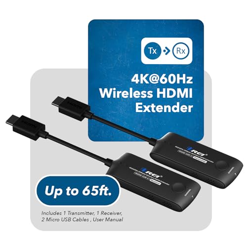 image for OREI Wireless HDMI Extender Transmitter & Receiver Dongle UtraHD 5.1-5