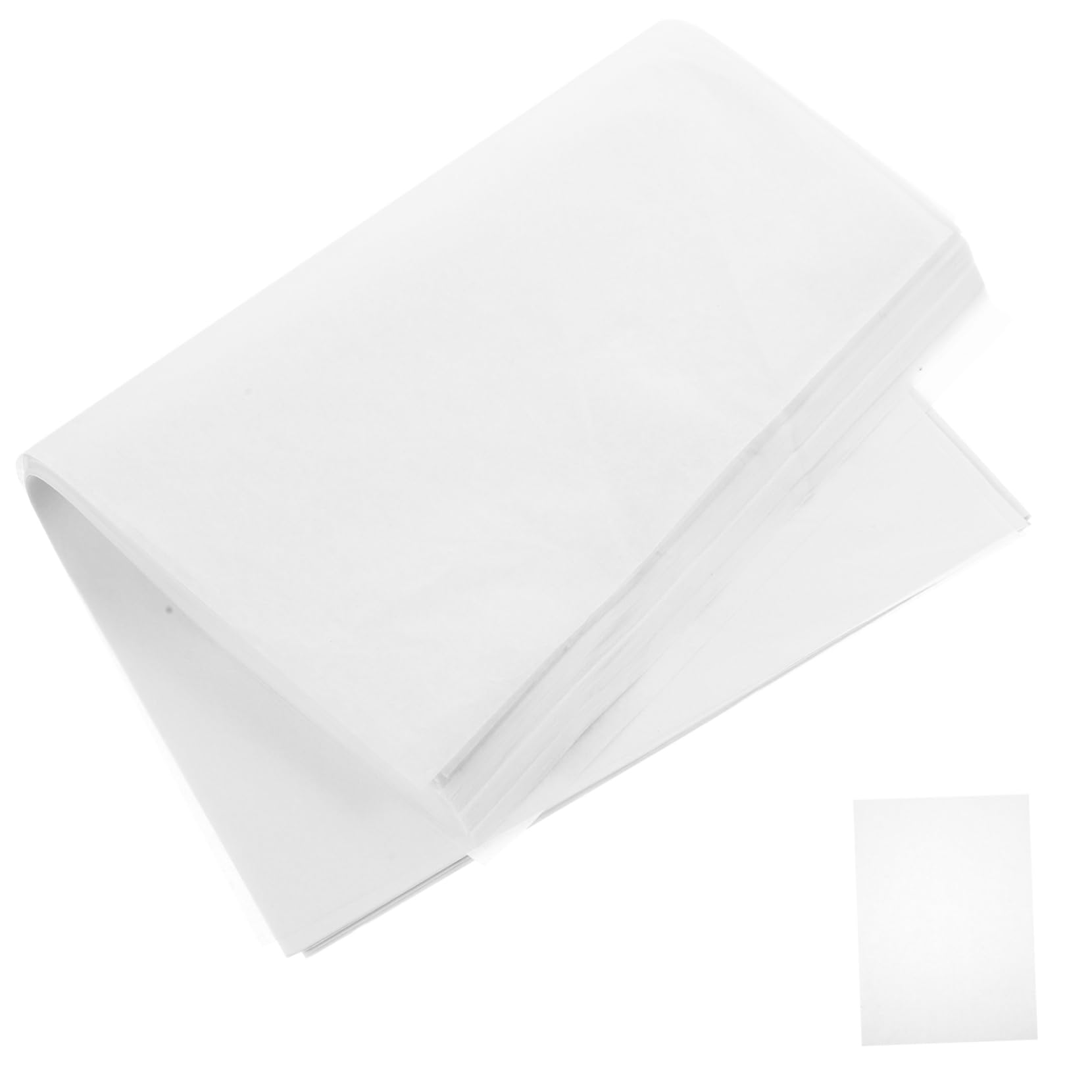 LALAFINA Tracing Paper Roll Yellow White 100 Sheets Sketch Paper for Calligraphy Writing Drawing Handwriting