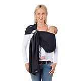 Entwicklungsfördernd: Ausgezeichneter Tragekomfort dank diagonalelastischem Tragetuchstoff aus 100 % schadstoffgeprüfter Baumwolle. Der Ring-Sling passt sich dem Rücken Deines Babys optimal an und wirkt sich positiv auf die Hüftentwicklung und die Eltern-Kind-Bindung aus. Von Hebammen empfohlen!