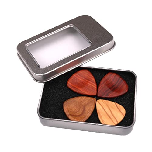 Luxylei Médiators de Guitare en Bois 1 boîte de médiators de Guitare avec boîte en Fer Ensemble de médiators de Guitare… - Les Beatles, Paul McCartney, John Lennon, RIngo Starr, George Harrison Luxylei Médiators de Guitare en Bois 1 boîte de médiators de Guitare avec boîte en Fer Ensemble de médiators de Guitare… – Image 5