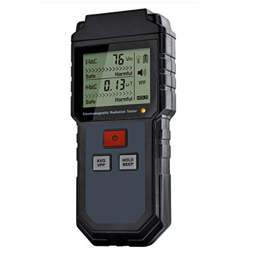EMF Meter, Electromagnetic Radiation Tester, Electric Field and Magnetic Field Radiation Handheld Mini