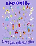  Doodle Libro para colorear niños: Patrones lindos y juguetones para colorear libro para niños Edades 6-8, 8-12 / 50 diseños adorables: partido, deporte, coche, caballo, regalo, arco iris