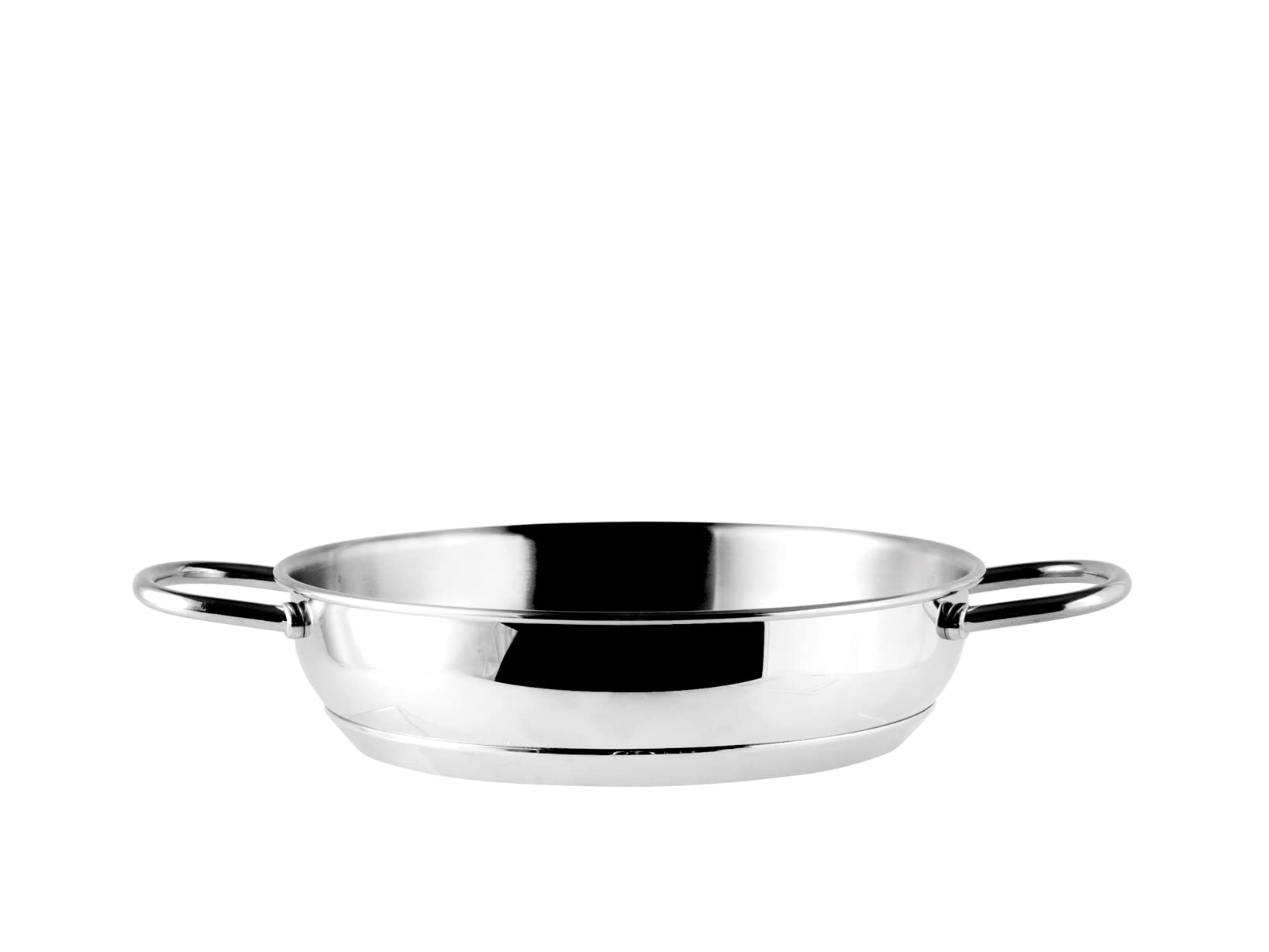 Poêle inox hors norme 22cm pour cuisiner sans manche encombrant
