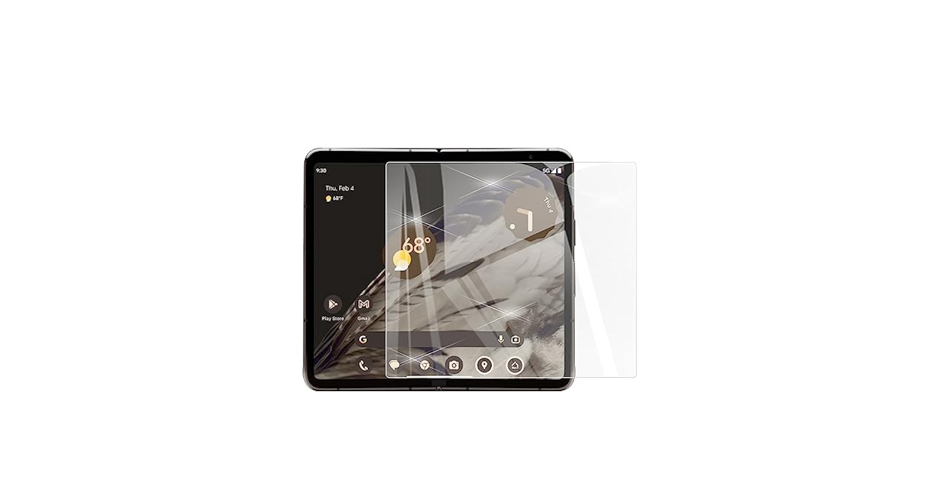 Amazon | Google Pixel Fold フィルム Google Pixel Fold 水貼り