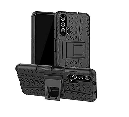 SkyTree Heavy Duty Ring Dazzle Shockproof Thunder Kickstand Back Cover for Huawei Nova 5T