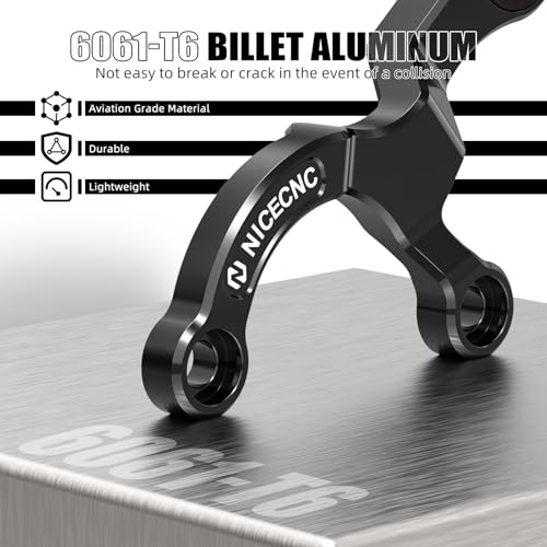 NICECNC Black Gear Shift Support Compatible with Yamaha Tenere 700 /XTZ700 2019-2024,MT-07 2018-2022,Tenere 700 Rally Edition 2020-2024,See Fitment