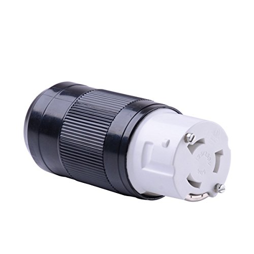 50 AMP RV Power Cord Locking Shore Connector Replacement End Marine Twist Lock (50 Amp Connector)