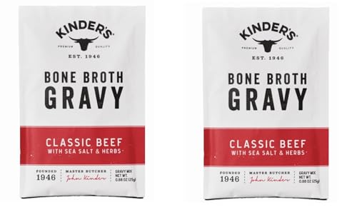 Kinder's Seasoning Mixes 1oz - 2 packets (Bone Broth Gravy Classic Beef)