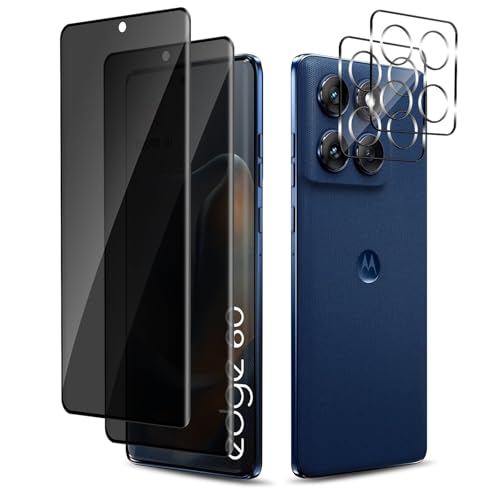 #Commissioniguadagnate<br>Privacy Vetro Temperato Compatibile con Motorola Edge 60 5G [2 2 Pezzi] Protezione Obiettivo Fotocamera Anti Spy Pellicola Protettiva Anti Graffio Durezza 9H per Motorola Edge 60 5G